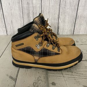 Timberland Tim’s Boots Waterproof Leather Classic Shoes Brown Boy’s Size 6.5Y